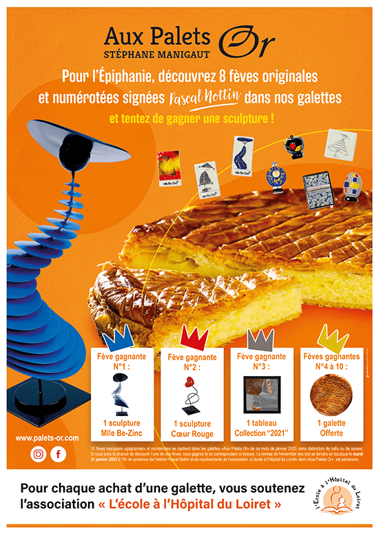 Lot de 2 fèves pour galette des rois